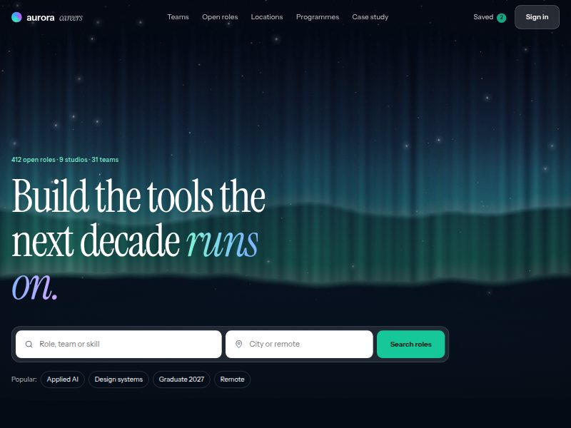 Aurora Studio employer brand experience