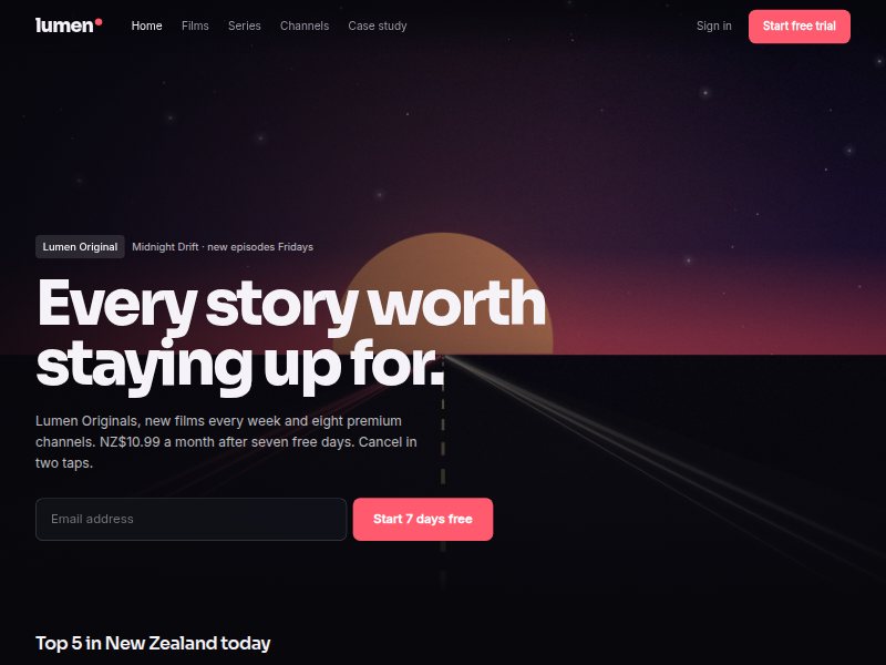 Lumen Stream entertainment hub