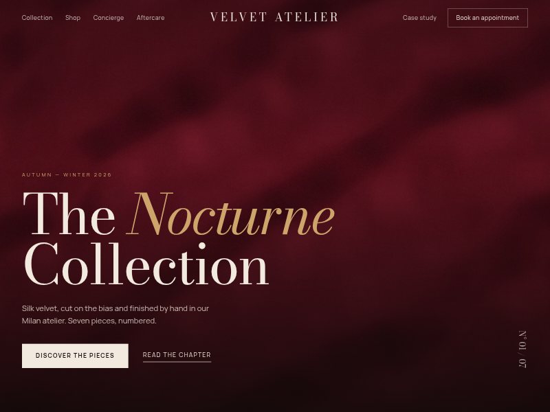 Velvet Atelier commerce blueprint